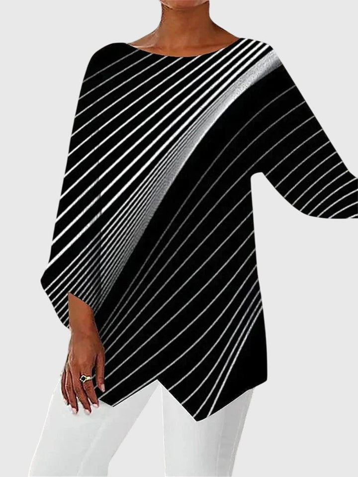 Alayah™ | Elegantti Pyöreä Kaula-aukko Paita