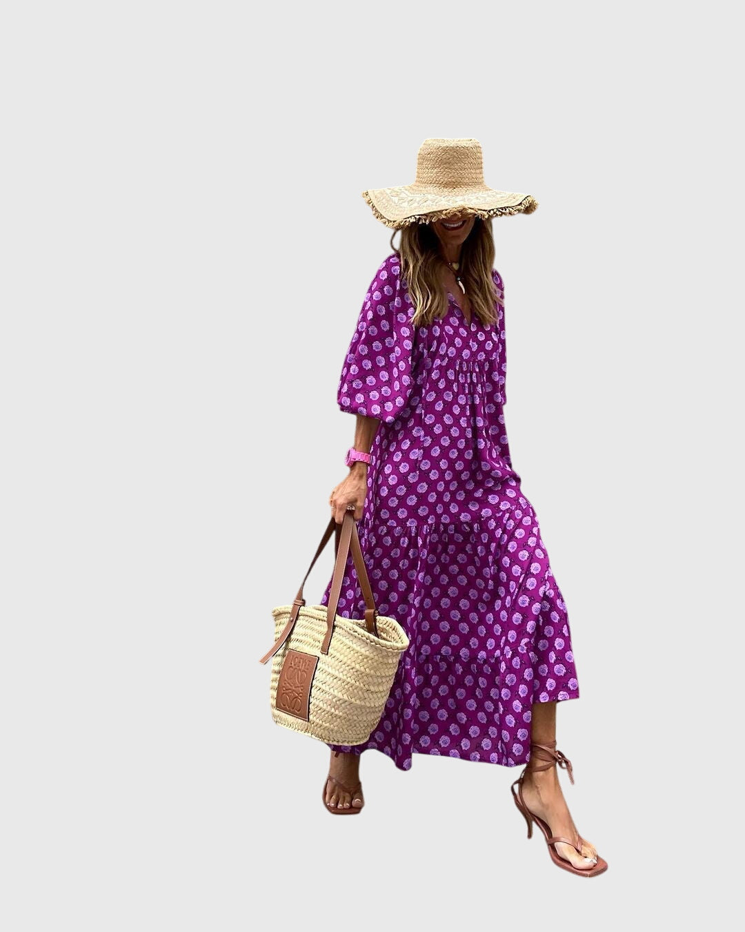 Sarah™ - Boho Maxi Mekko
