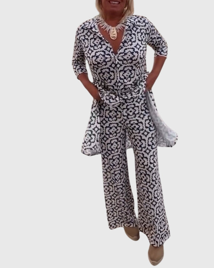 Gabriella™ | Elegantti Vintage Kaksiosainen Setti