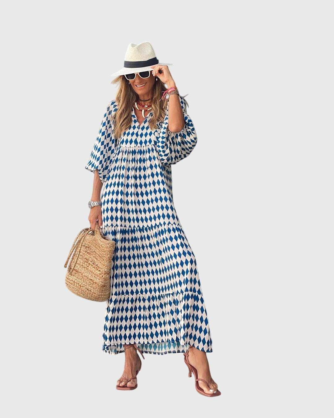 Sarah™ - Boho Maxi Mekko