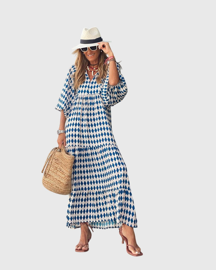 Sarah™ - Boho Maxi Mekko