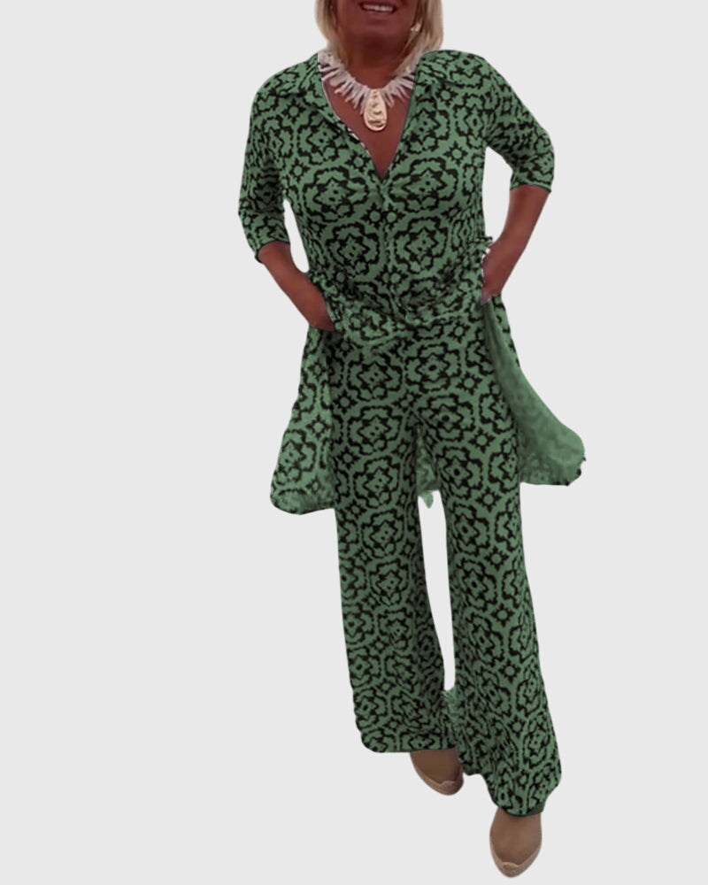 Gabriella™ | Elegantti Vintage Kaksiosainen Setti