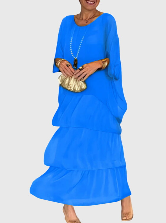 Susan™ | Pitkä ja Valoisa Elegantti Mekko