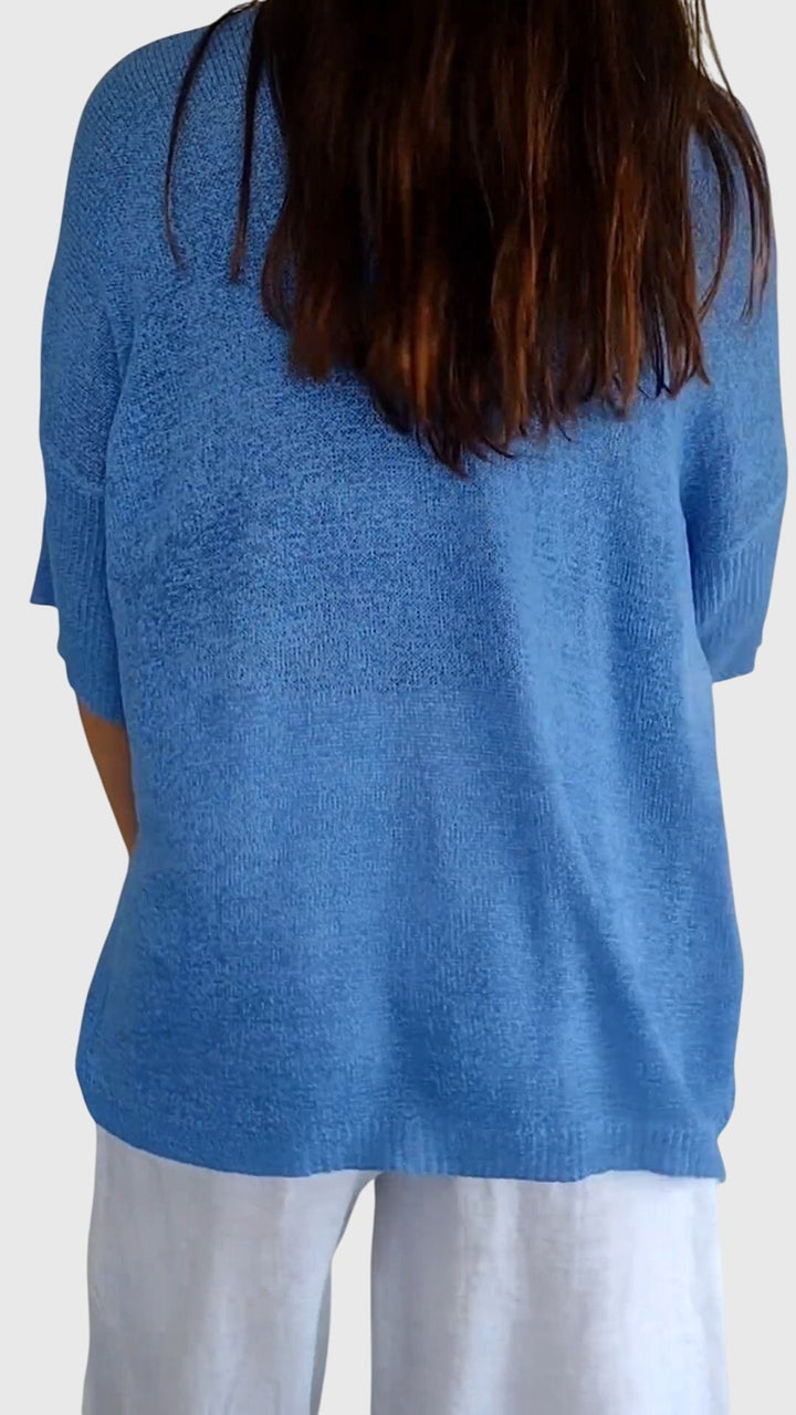 Cassandra™ | Elegantti V-pääntie Toppi