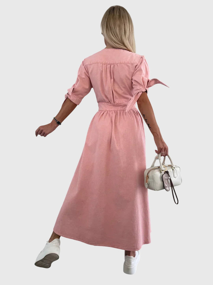 Sophia™ | Tyylikäs Denim-mekko