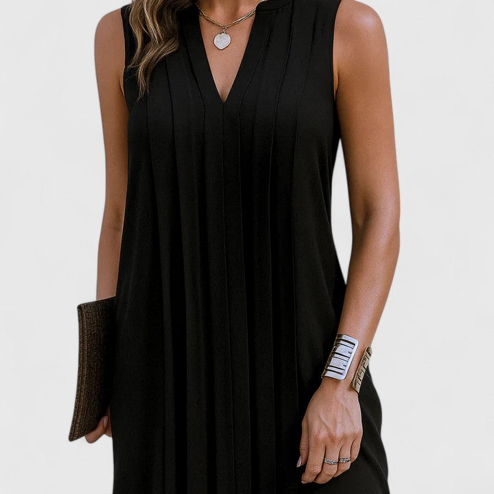 Clarhild™ | Elegantti Imarteleva Mekko V-pääntiellä