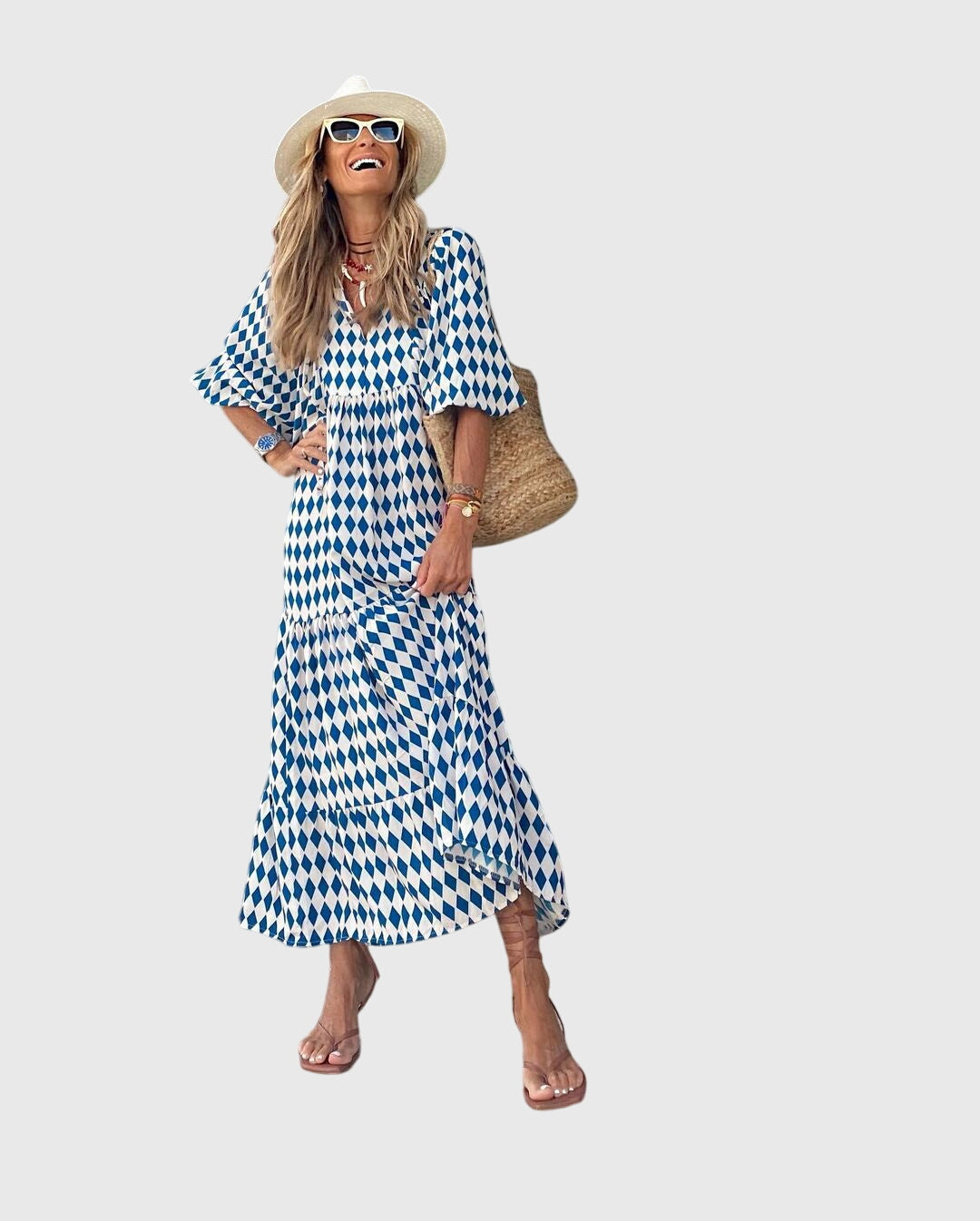 Sarah™ - Boho Maxi Mekko
