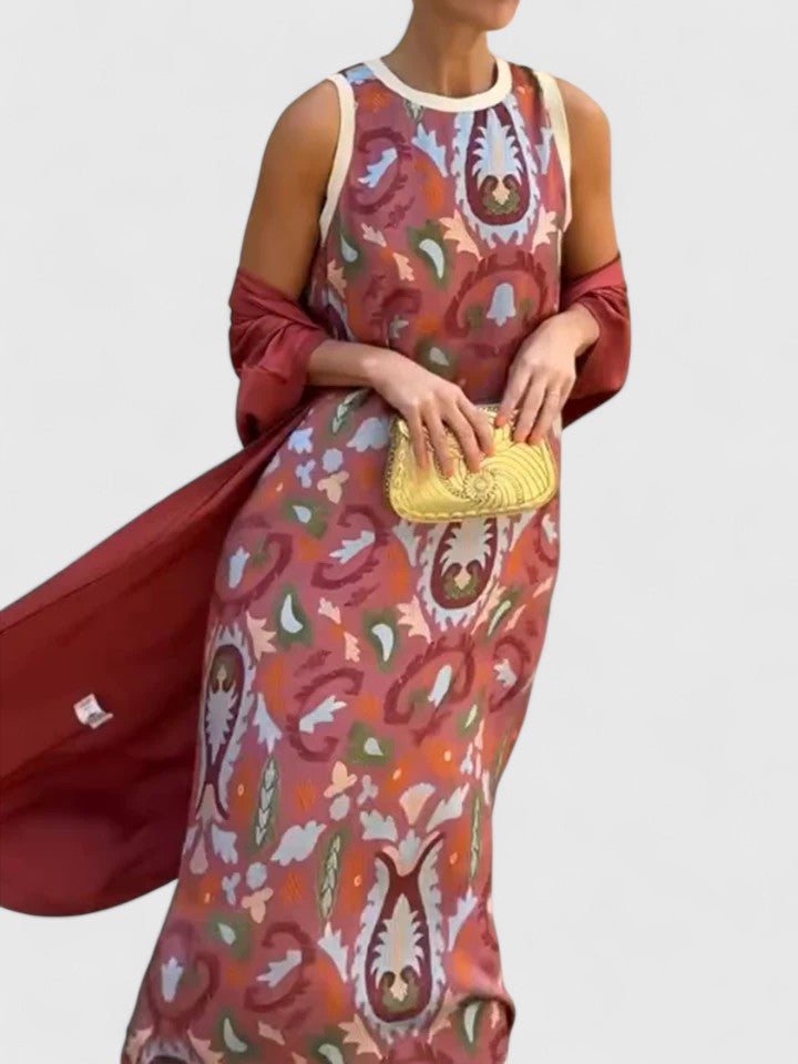 Anzhelia™ | Elegantti Virtaava Mekko