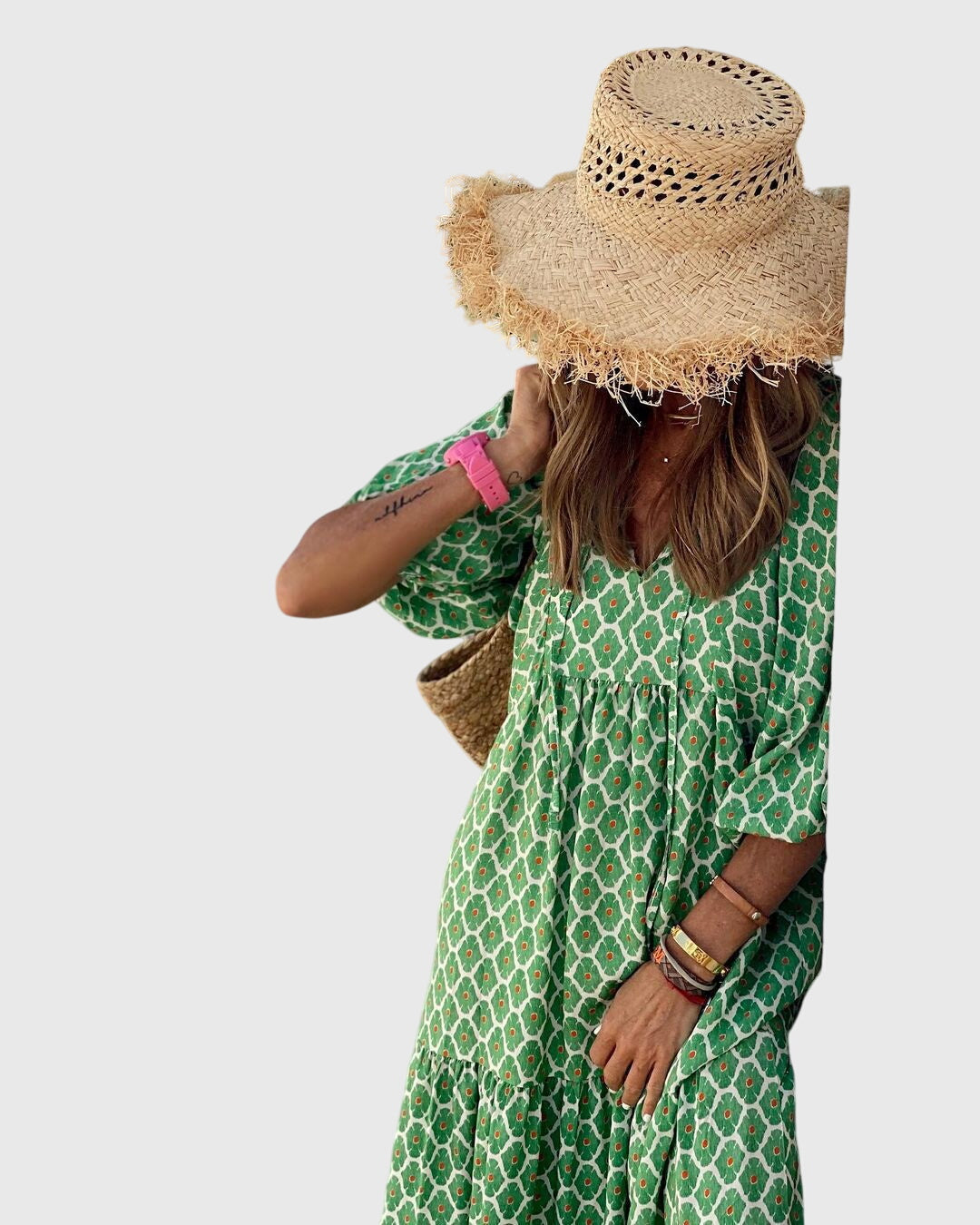 Sarah™ - Boho Maxi Mekko