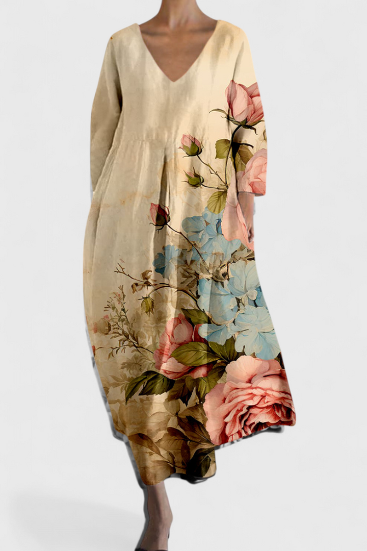 Isalinde | Mukava V-pääntie Mekko