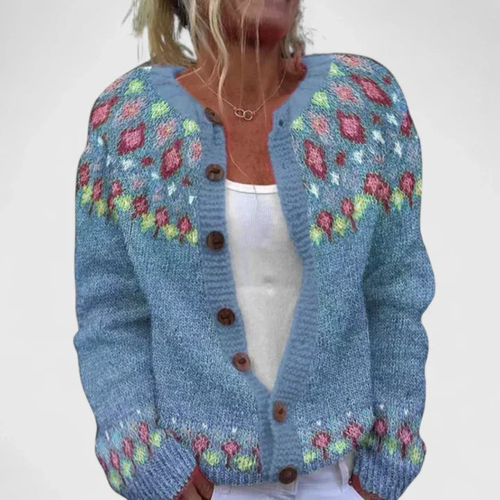 Thalynora | Tyylikäs Mukava Neuletakki