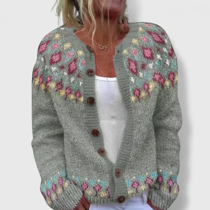 Thalynora | Tyylikäs Mukava Neuletakki