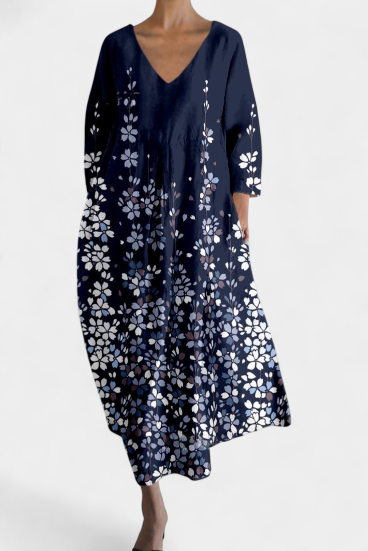 Isalinde | Mukava V-pääntie Mekko