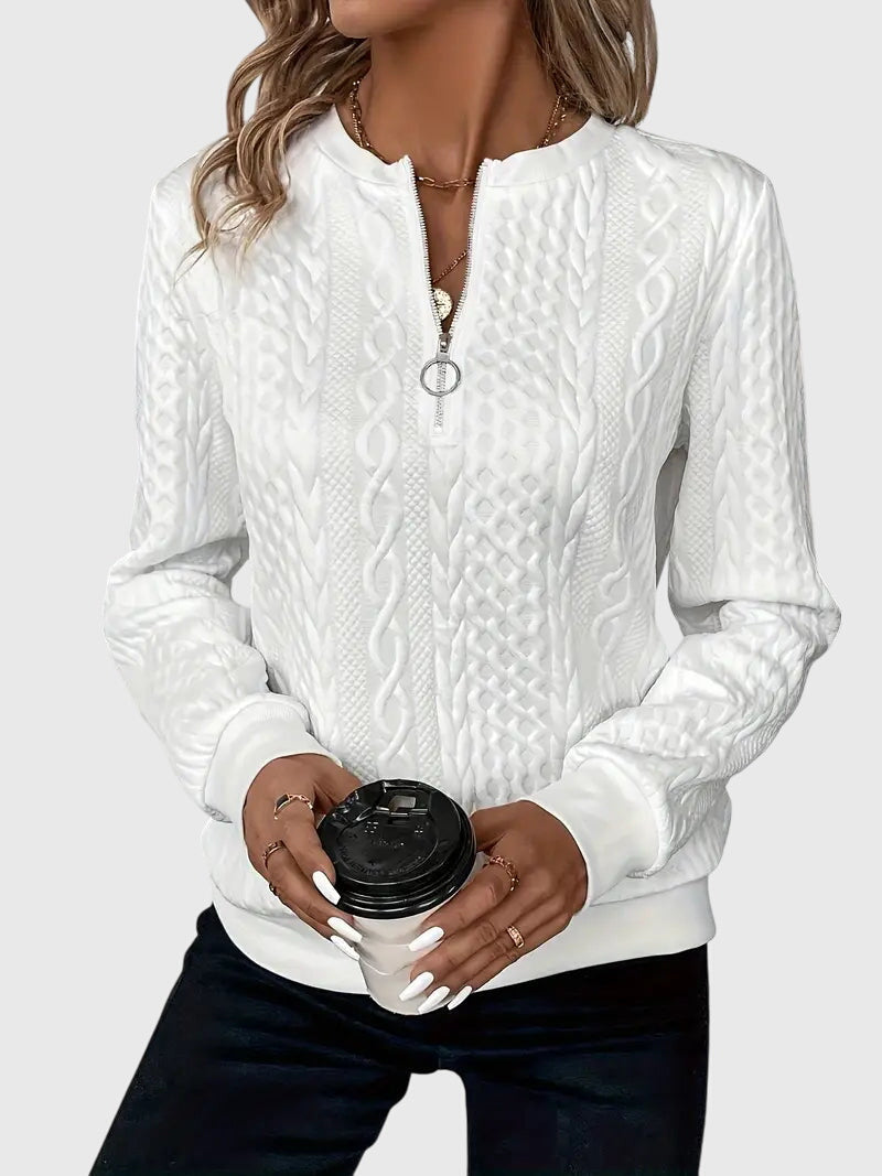 Nora™ | Vetoketjullinen neule